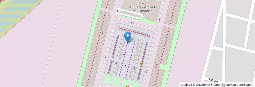 Mapa de ubicacion de PUESTO N°90 Brussa, Cristian en Argentina, Santa Fe, Departamento La Capital, Santa Fe Capital.