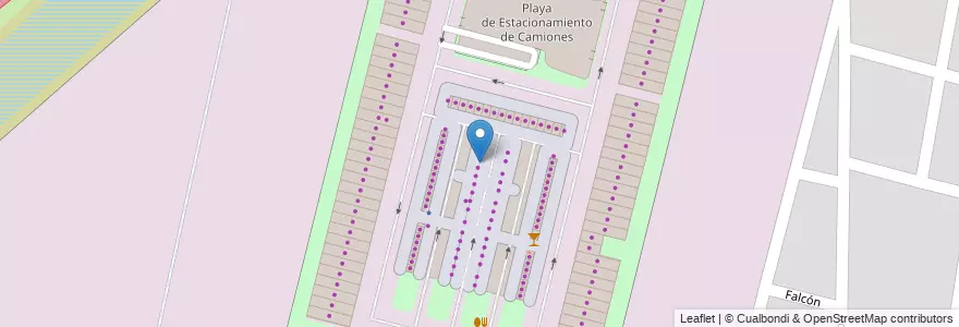 Mapa de ubicacion de PUESTO N°91 Ojeda Hnos. en アルゼンチン, サンタフェ州, Departamento La Capital, Santa Fe Capital.