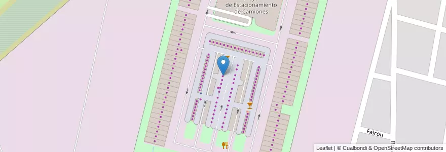 Mapa de ubicacion de PUESTO N°94 Canciani, Marcelo en الأرجنتين, سانتا في, إدارة العاصمة, سانتا في العاصمة.