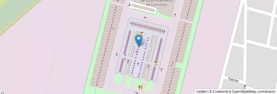 Mapa de ubicacion de PUESTO N°95 Cimaono, Rubens en الأرجنتين, سانتا في, إدارة العاصمة, سانتا في العاصمة.