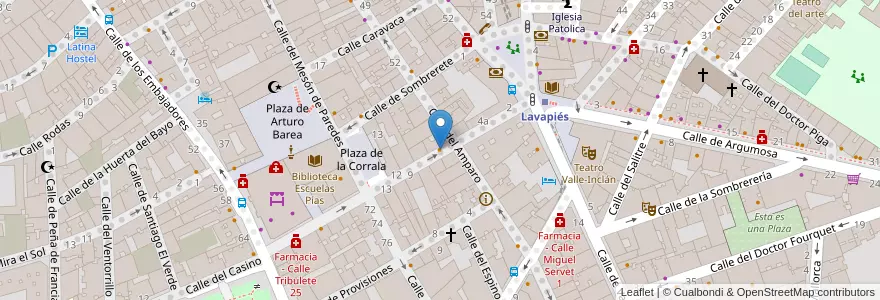 Mapa de ubicacion de Pum Pum café en España, Comunidad De Madrid, Comunidad De Madrid, Área Metropolitana De Madrid Y Corredor Del Henares, Madrid.