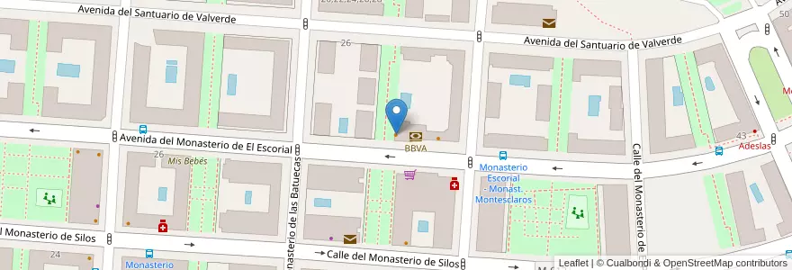 Mapa de ubicacion de Punto de Amarre en إسبانيا, منطقة مدريد, منطقة مدريد, Área Metropolitana De Madrid Y Corredor Del Henares, مدريد.