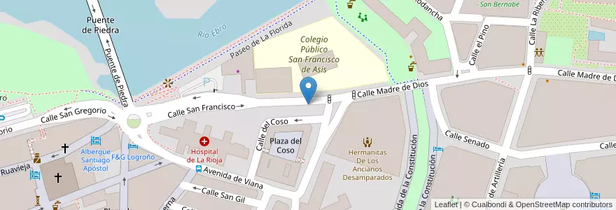 Mapa de ubicacion de Punto de autoreparación en Испания, Риоха, Риоха, Логронья.