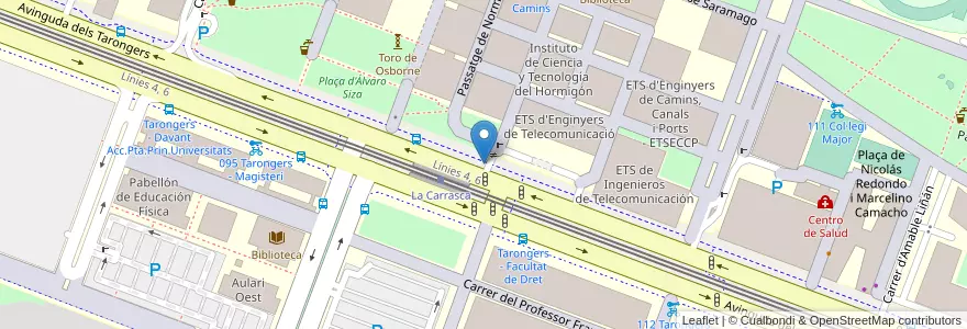 Mapa de ubicacion de Punto de encuentro 12 en 西班牙, Comunitat Valenciana, 華倫西亞, Comarca De València, València.