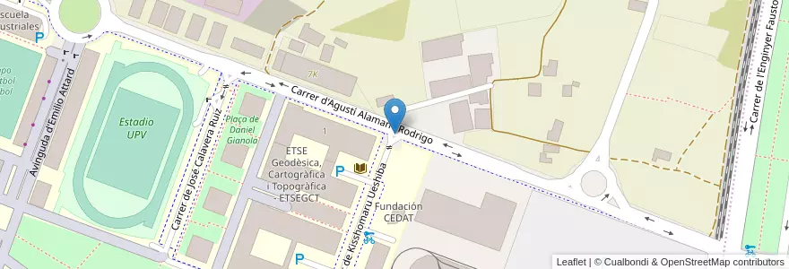 Mapa de ubicacion de Punto de encuentro 6 en 西班牙, Comunitat Valenciana, 華倫西亞, Comarca De València, València.