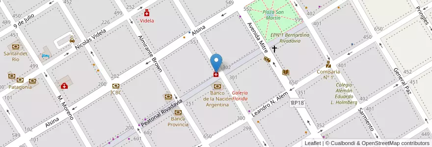 Mapa de ubicacion de Punto Farma en 阿根廷, 布宜诺斯艾利斯省, Partido De Quilmes, Quilmes.
