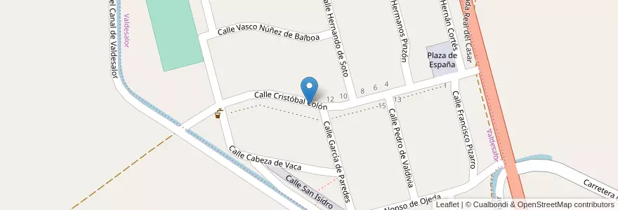 Mapa de ubicacion de PUNTO LIMPIO MÓVIL (16) en Spain, Extremadura, Cáceres, Cáceres, Cáceres.