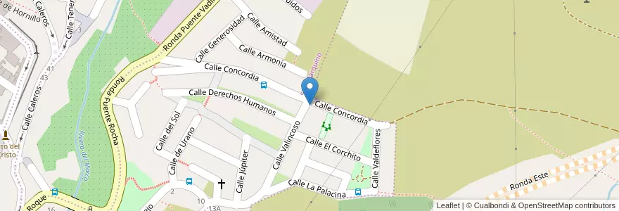 Mapa de ubicacion de PUNTO LIMPIO MÓVIL (22) en إسبانيا, إكستريمادورا, قصرش, قصرش, قصرش.