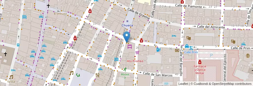 Mapa de ubicacion de Puturru De Foie en 스페인, Comunidad De Madrid, Comunidad De Madrid, Área Metropolitana De Madrid Y Corredor Del Henares, 마드리드.