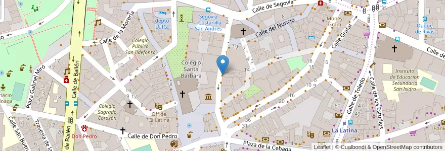 Mapa de ubicacion de Que Barbaridad en 西班牙, Comunidad De Madrid, Comunidad De Madrid, Área Metropolitana De Madrid Y Corredor Del Henares, Madrid.