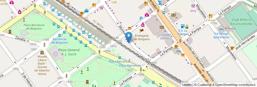 Mapa de ubicacion de Que, Belgrano en Argentina, Ciudad Autónoma De Buenos Aires, Buenos Aires, Comuna 13.