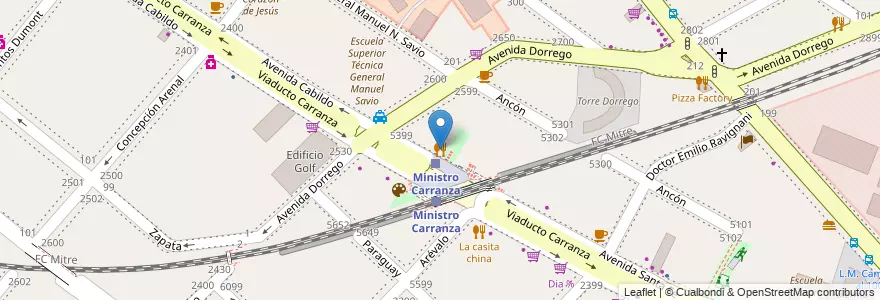 Mapa de ubicacion de Que Chévere!, Palermo en Argentinië, Ciudad Autónoma De Buenos Aires, Buenos Aires, Comuna 14.