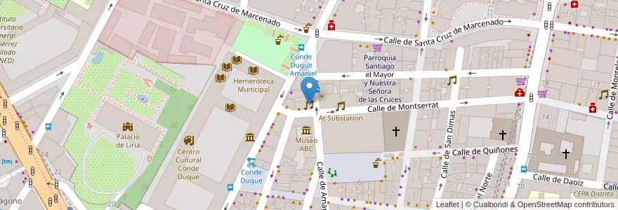 Mapa de ubicacion de Que Guay en Испания, Мадрид, Мадрид, Área Metropolitana De Madrid Y Corredor Del Henares, Мадрид.