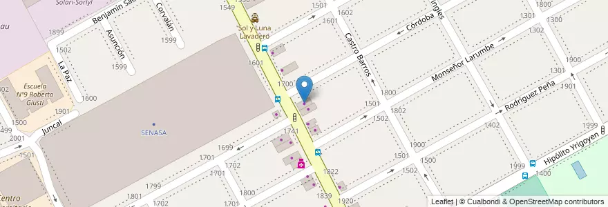 Mapa de ubicacion de ¡Qué Ravioles! en Argentinië, Buenos Aires, Partido De San Isidro, Martínez.
