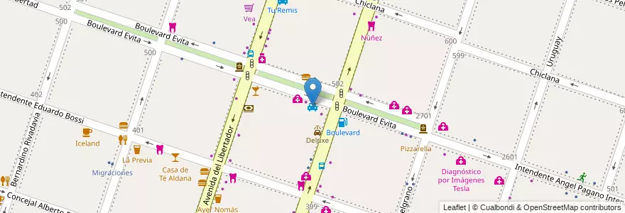 Mapa de ubicacion de Que Vanis en Argentinië, Buenos Aires, Partido De Moreno, Moreno.