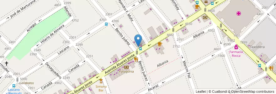 Mapa de ubicacion de Quedate Pancho, Monte Castro en Аргентина, Буэнос-Айрес, Буэнос-Айрес, Comuna 10.
