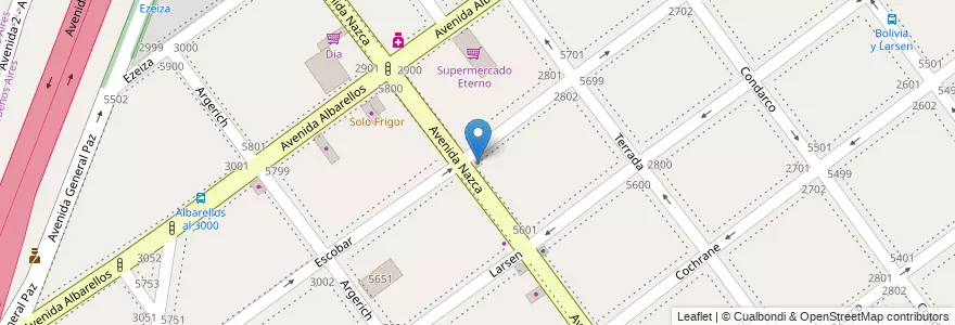 Mapa de ubicacion de Quercia Propiedades, Villa Pueyrredon en Arjantin, Ciudad Autónoma De Buenos Aires, Comuna 12, Buenos Aires.