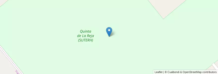 Mapa de ubicacion de Quinta de La Reja (SUTERH) en Arjantin, Buenos Aires, Partido De Moreno, La Reja.
