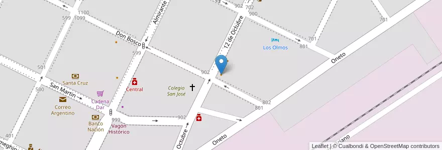 Mapa de ubicacion de Quinto Pizza en アルゼンチン, サンタクルス州, Deseado, Puerto Deseado, Puerto Deseado.
