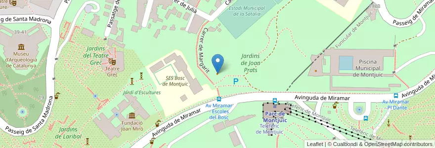 Mapa de ubicacion de Quiosc Bar Marcelino en Sepanyol, Catalunya, Barcelona, Barcelonès, Barcelona.