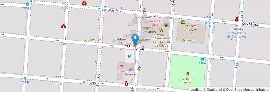 Mapa de ubicacion de Quiosko Pago Facil en Argentina, Corrientes, Departamento Capital, Corrientes, Corrientes.