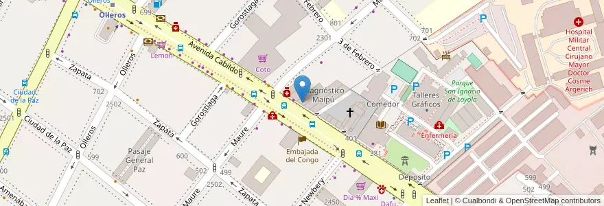 Mapa de ubicacion de Quique, Palermo en 阿根廷, Ciudad Autónoma De Buenos Aires, 布宜诺斯艾利斯, Comuna 14.