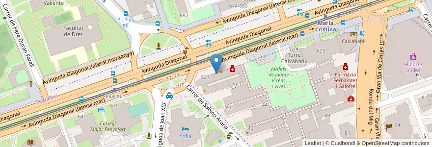 Mapa de ubicacion de Rad Cafe en Espagne, Catalogne, Barcelone, Barcelonais, Barcelone.