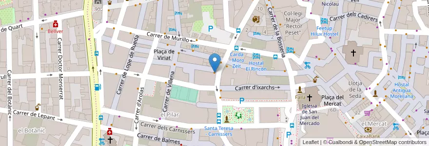 Mapa de ubicacion de Radio City en Spagna, Comunitat Valenciana, Valencia, Comarca De València, Valencia.