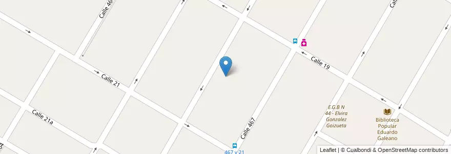 Mapa de ubicacion de Radio Club City Bell, City Bell en Arjantin, Buenos Aires, Partido De La Plata, City Bell.