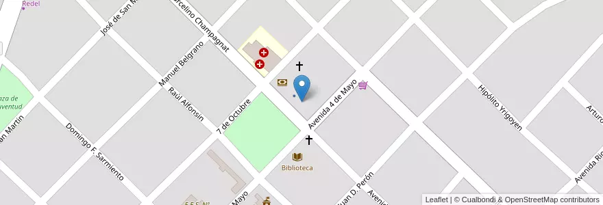 Mapa de ubicacion de Radio "María Inmaculada" en Аргентина, Чако, Departamento General Güemes, Municipio De Misión Nueva Pompeya, Misión Nueva Pompeya.