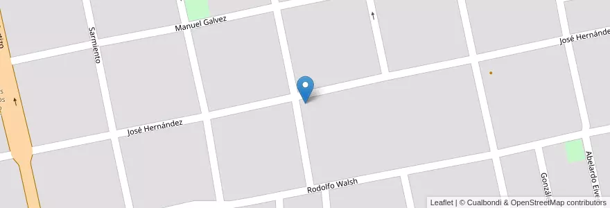 Mapa de ubicacion de Radio Nacional en Argentina, Chile, Río Negro, Departamento Veinticinco De Mayo, Ingeniero Jacobacci.