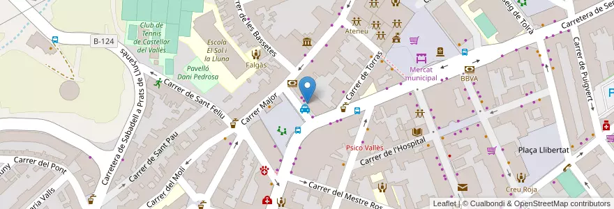 Mapa de ubicacion de Radio Taxi Castellar en Espanha, Catalunha, Barcelona, Vallès Occidental, Castellar Del Vallès.