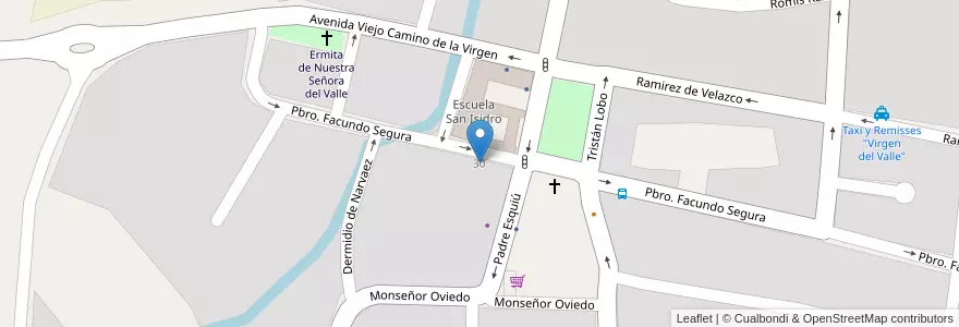 Mapa de ubicacion de Radio Valle Viejo en آرژانتین, Catamarca, Departamento Valle Viejo, Municipio De Valle Viejo, San Isidro.