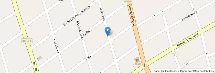 Mapa de ubicacion de Radio Vox 102.9Mhz en Argentina, Buenos Aires, Partido De Quilmes, Quilmes.