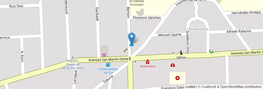 Mapa de ubicacion de Radiotaxi en الأرجنتين, Misiones, Departamento Eldorado, Municipio De Eldorado, Eldorado.
