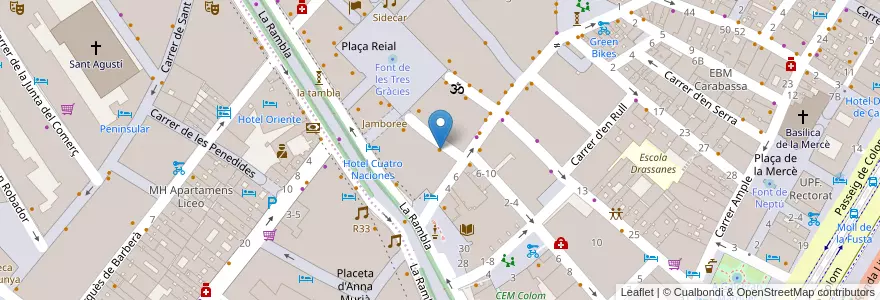 Mapa de ubicacion de Raimon Social Club en スペイン, カタルーニャ州, Barcelona, バルサルネス, Barcelona.
