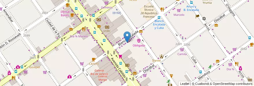 Mapa de ubicacion de Ramallo Club, Belgrano en 아르헨티나, Ciudad Autónoma De Buenos Aires, 부에노스아이레스, Comuna 13.