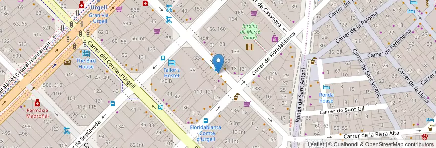 Mapa de ubicacion de Ramen House en Испания, Каталония, Барселона, Барселонес, Барселона.