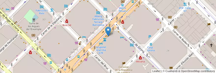 Mapa de ubicacion de Ramen House en Испания, Каталония, Барселона, Барселонес, Барселона.