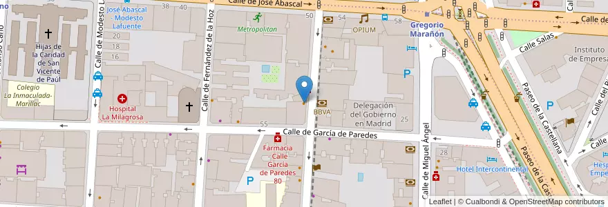 Mapa de ubicacion de Ramen Shifu en スペイン, マドリード州, Comunidad De Madrid, Área Metropolitana De Madrid Y Corredor Del Henares, Madrid.