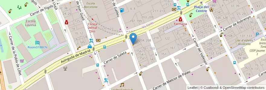 Mapa de ubicacion de Ramen-ya Ajisen en 西班牙, Catalunya, Barcelona, Barcelonès, Barcelona.