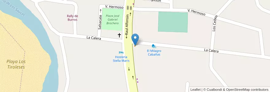 Mapa de ubicacion de Ramón Cuanto Gourmet en Аргентина, Кордова, Departamento San Alberto, Pedanía Tránsito, Mina Clavero, Municipio De Mina Clavero.