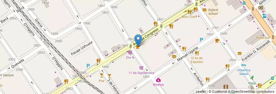 Mapa de ubicacion de Ramona, Belgrano en アルゼンチン, Ciudad Autónoma De Buenos Aires, ブエノスアイレス, Comuna 13.