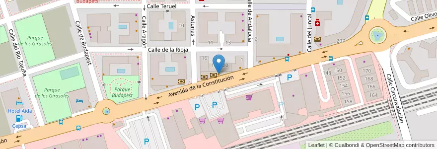Mapa de ubicacion de Ramos en スペイン, マドリード州, Comunidad De Madrid, Área Metropolitana De Madrid Y Corredor Del Henares, Torrejón De Ardoz.