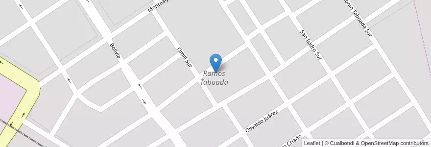 Mapa de ubicacion de Ramos Taboada en Argentinien, Santiago Del Estero, Departamento Banda, La Banda.