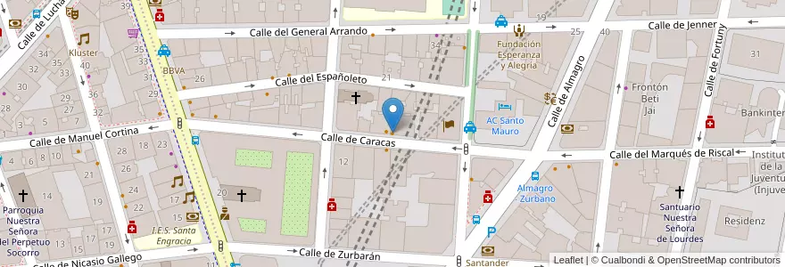 Mapa de ubicacion de Random en 스페인, Comunidad De Madrid, Comunidad De Madrid, Área Metropolitana De Madrid Y Corredor Del Henares, 마드리드.