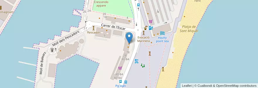 Mapa de ubicacion de Rangoli en Espanha, Catalunha, Barcelona, Barcelonès, Barcelona.