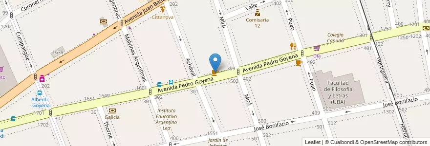 Mapa de ubicacion de Rapanui, Caballito en Argentinië, Ciudad Autónoma De Buenos Aires, Comuna 7, Buenos Aires, Comuna 6.