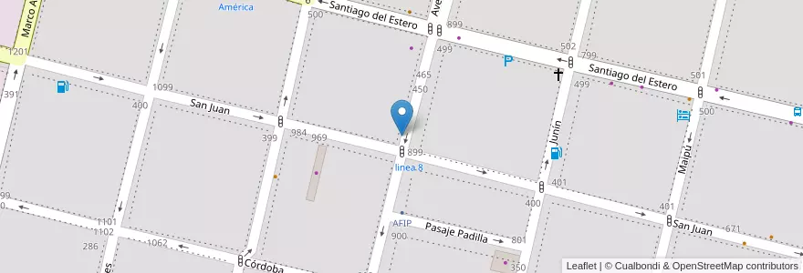 Mapa de ubicacion de Rapi Pag en Argentina, Tucumán, San Miguel De Tucumán, Departamento Capital, San Miguel De Tucumán.