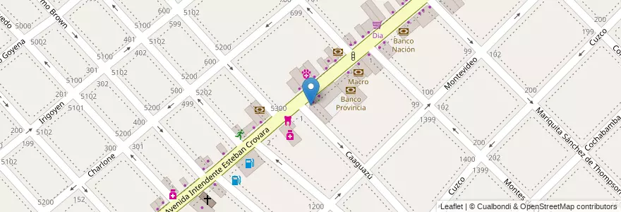 Mapa de ubicacion de Rapipago en Argentinië, Buenos Aires, Partido De La Matanza, La Tablada.